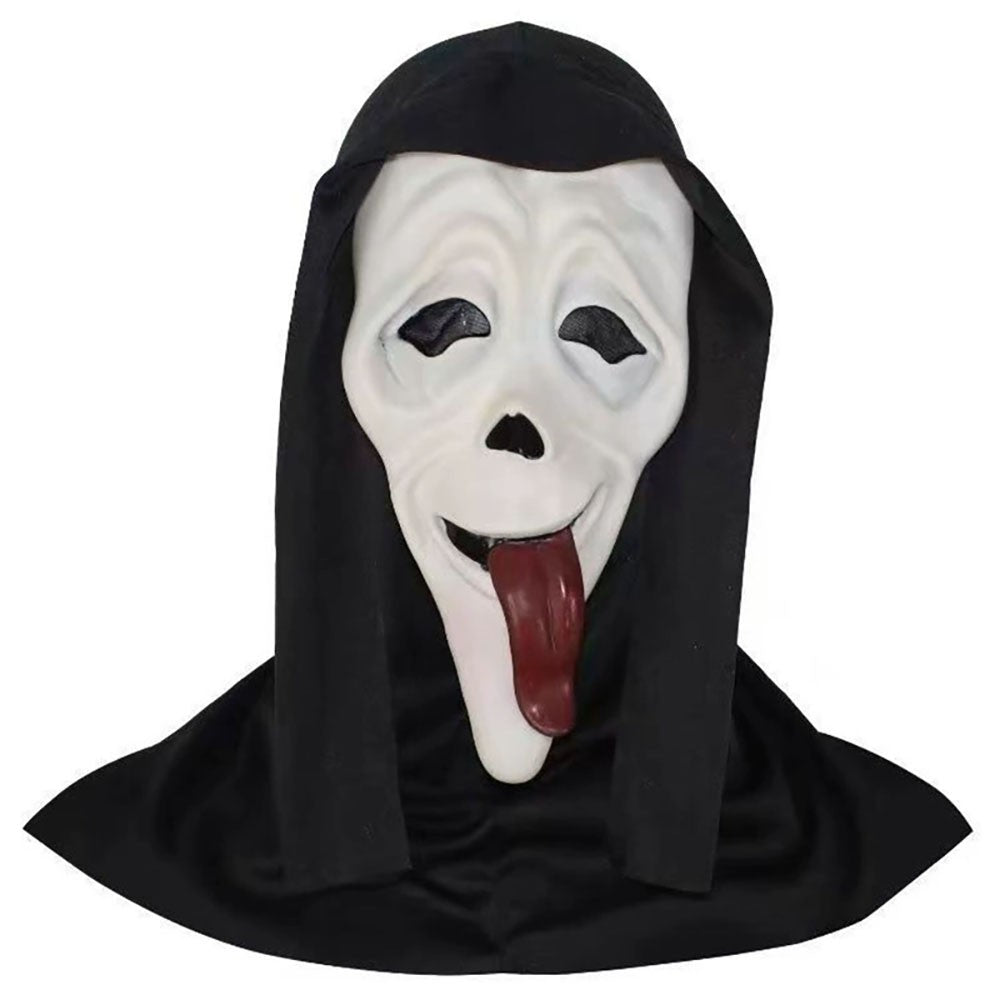 Ghostface Mask Scream Ghostface Mask Latex Horror Full Head Party Grimace Prank Cosplay Prop Hallowee Decor Party Supplies Gift