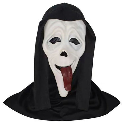 Ghostface Mask Scream Ghostface Mask Latex Horror Full Head Party Grimace Prank Cosplay Prop Hallowee Decor Party Supplies Gift