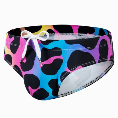 Sexy Man's Brand Swimming Push-up Pad Swim Trunks Low Waist Swimming Men Briefs Swimwear Boxers Patchwork Color Hot Sell Summer