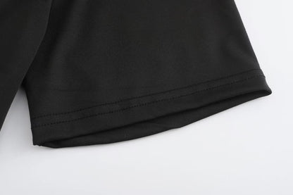 Japan Anime Berserk T-Shirt Guts Print Graphic Tee Men's 90s Summer Short Sleeve Casual Manga Dark Fantasy Black Swordsman Style