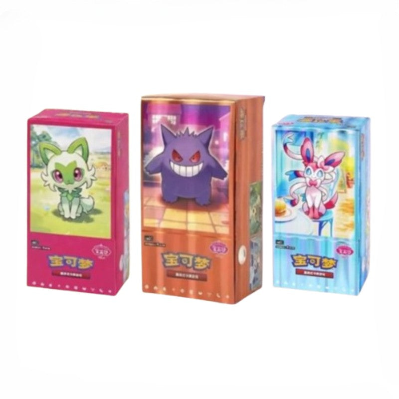100% Original Pacote de Gemas Pokemon Vol3 Edição Cartas Anime Pokemon PTCG Bolsa de Gemas 2 Cartas Colecionáveis Brinquedo Presente de Aniversário Social