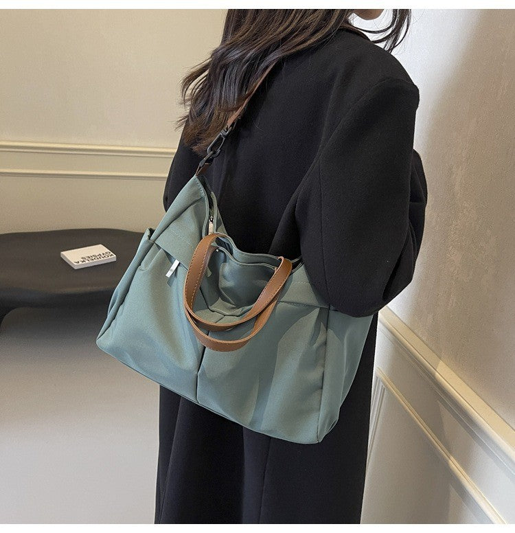 Multi Functional Tote Bag: Durable Nylon Work & Daily Shoulder Purse, Large Capacity Handbag Crossbody Bags for Women Daily Use