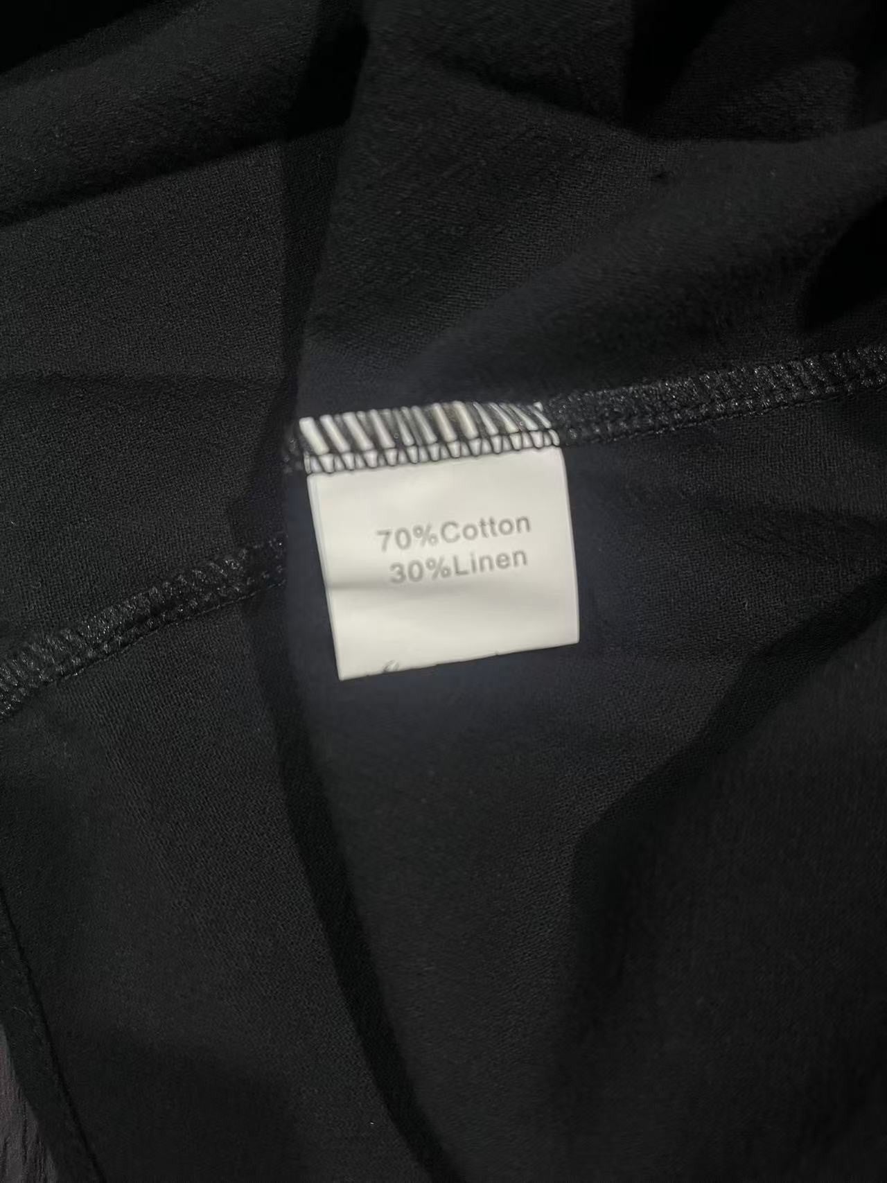 Men's Solid Color Cotton Linen Blend Breathable Sweat Absorbing Easy to Maintain Long Sleeved Shirt Business Casual Slim Fit