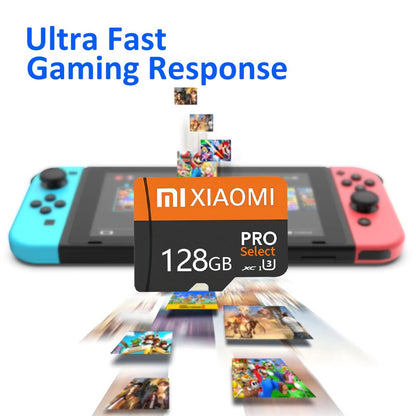 Xiaomi Original SD Card 2TB 1TB Memoria SD Memory Flash Card 128GB 512GB TF Card SD For High Speed File Storage Video Games Card