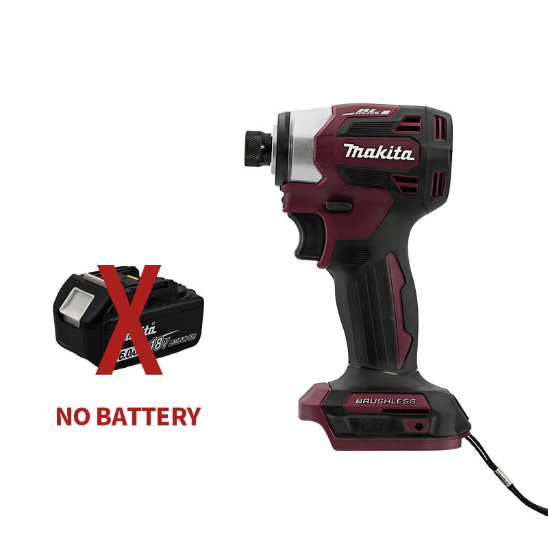 Furadeira/Parafusadeira de impacto Makita DTD173 18V, sem escova, ferramenta elétrica para melhorias domésticas e projetos DIY, 180Nm, furadeira elétrica para madeira/parafuso/modo T