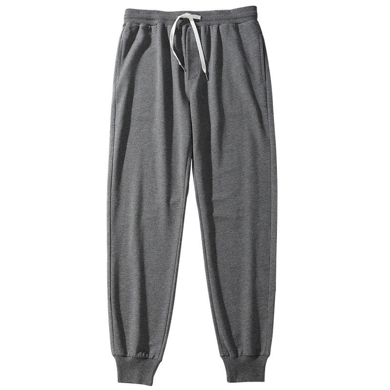 Men 100% Cotton Pants Elastic Gym Sweatpants Casual Jogging Trousers Sport Joggers Fitness Running Pants Man Clothing Streetwear