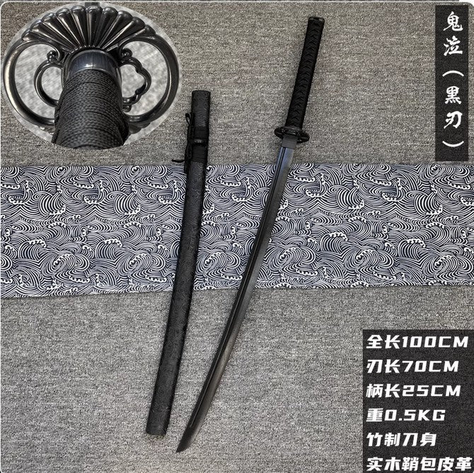 Quality Rosewood Blade Japanese Samurai Katana Sword Wooden Saya Fit Exercise Training Cosplay Props Unsharp