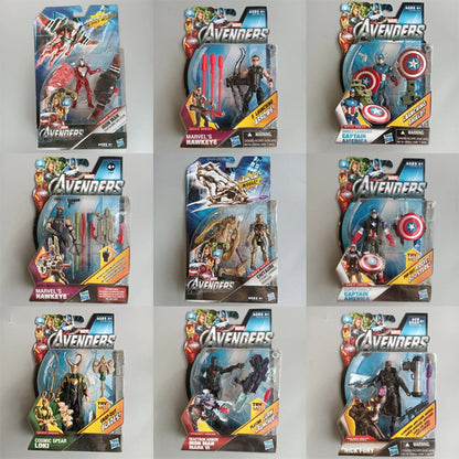 Hasbro Marvel Os Vingadores Série Conceitual Armadura Reator Homem de Ferro Mark VI Loki Gavião Arqueiro Bonecos de Ação Brinquedos Infantis Novo