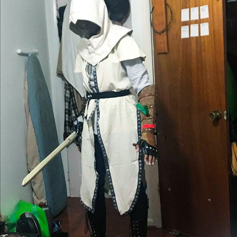 Long Tunic Jerkin Vikings Men's Tarbard Surcoat Medieval Renaissance Costume Shirt Coat Vest Outfit Tabard Costume For Adult