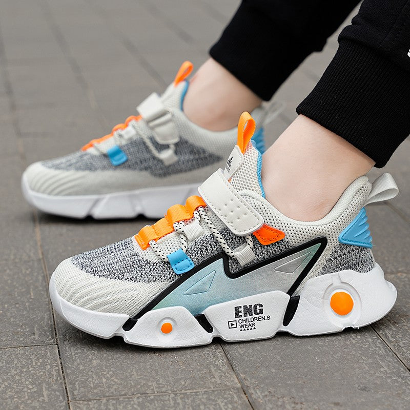 Girls' Campus Fashion Leisure Sports Mesh Breathable Sports Shoes