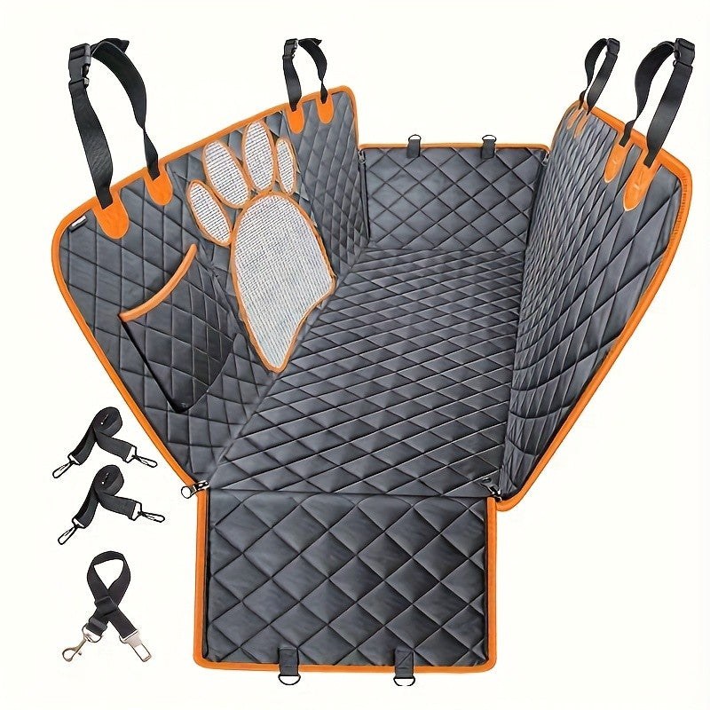 Capa de Assento para Cachorro, Capa de Assento para Cães, Rede Resistente a Arranhões, Antiderrapante, Durável, Macia, para Banco Traseiro de Carros, Caminhões e SUVs