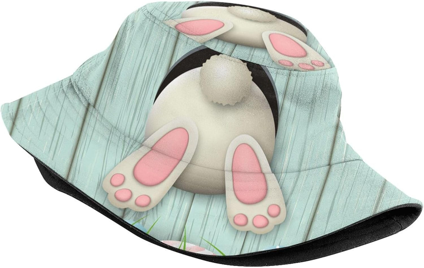 Easter Eggs 4 Bucket Hat for Women Men Summer Travel Beach Sun Cap Easter Hat Outdoor Fisherman Hat Unisex