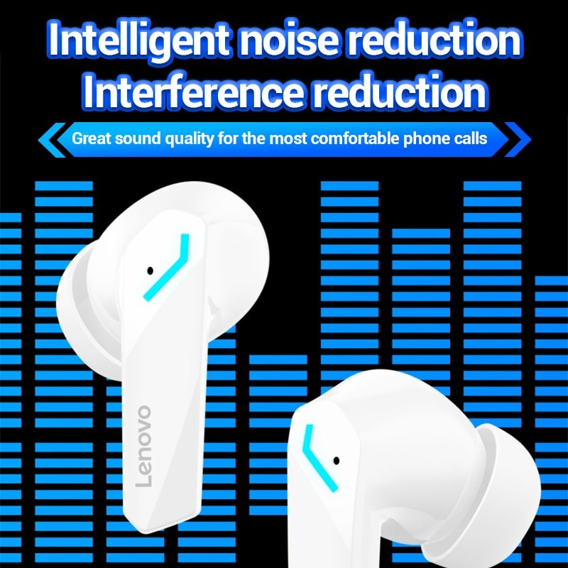 Lenovo GM2 PRO New Bluetooth 5.3 Headset Sports Running True Wireless In-Ear Gaming Low Latency Dual Mode Music Headphones