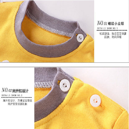 Autumn Kids Cartoon Pajama Sets Spring Girls Boys Print Sleepwear Suits Baby Long Sleeve T-Shirt+Pants 2Pcs Outfits Clothes 0-8Y