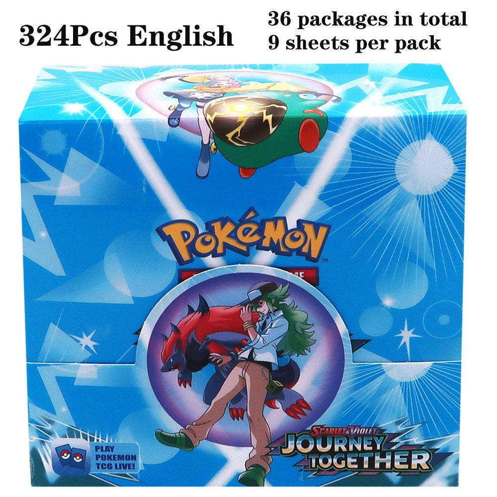 324 pçs/caixa Pokémon TCG: Sol e Lua, Escuridão Incendiada, 36 Pacotes, Caixa de Booster, Jogo de Cartas Pokémon, Brinquedos Colecionáveis, Jogo de Tabuleiro Prismático