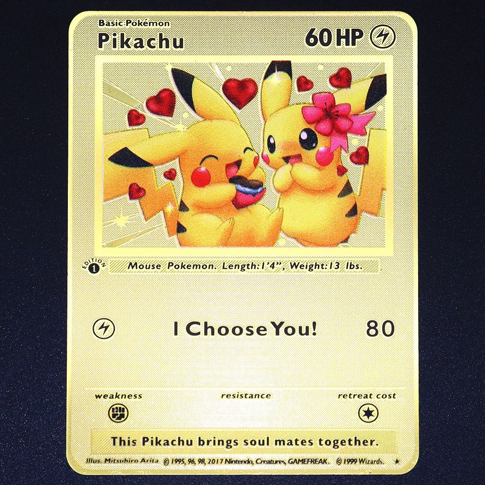 Pokémon 183200 Pontos Alto HP Cartas de Metal Douradas Pretas Inglês Francês Vmax Mega GX Coleção de Cards Charizard Pikachu Mewtwo