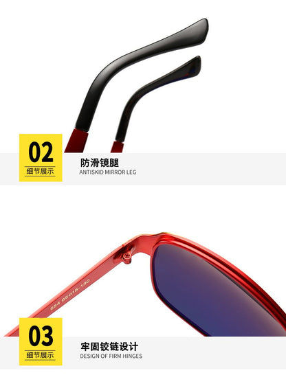 Óculos de Sol Audi Retrô Oval UV400 Polarizados para Homens Mulheres Óculos de Motocicleta Antirreflexo para Aventura ao Ar Livre 554