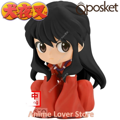 Em estoque Bandai Banpresto Original Q Posket Inuyasha Sesshoumaru Higurashi Kagome Miroku shippou Anime Figure Brinquedos presente