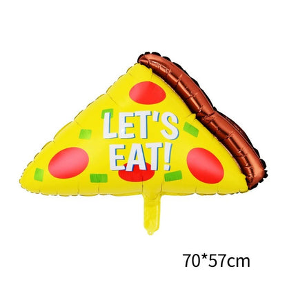 32Inch Donut globos Foil Balloon Fruit Ice Cream Helium Balloon Birthday Party Decoration Kids Toy Sweet Digital baby shower