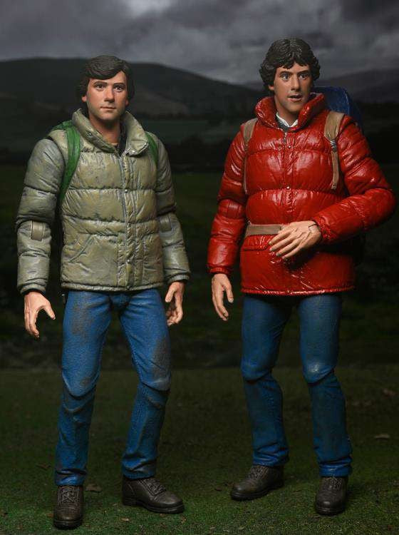 NECA Original 04949 Um Lobisomem Americano em Londres David Jack 2-pack Anime Action Figure Modelo de Boneca Brinquedos Infantis