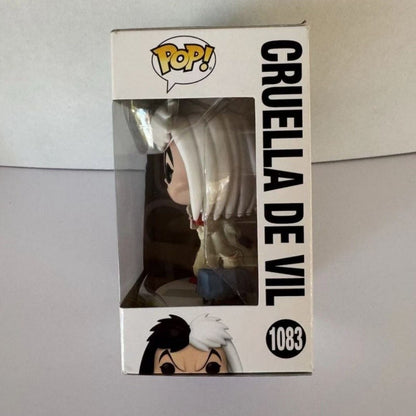 Boneca de Ação Funko Pop Vilão da Disney Modelo Cruella De Vil Escultura em Vinil Bonecas Edição Limitada Coleção Presente Comemorativo