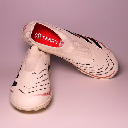 2503TF Without-Lace Mens Soccer Shoes SLIP-ON Non-Slip Turf Soccer Cleats for Kid TF/FG Training Football Boots Chuteira Campo