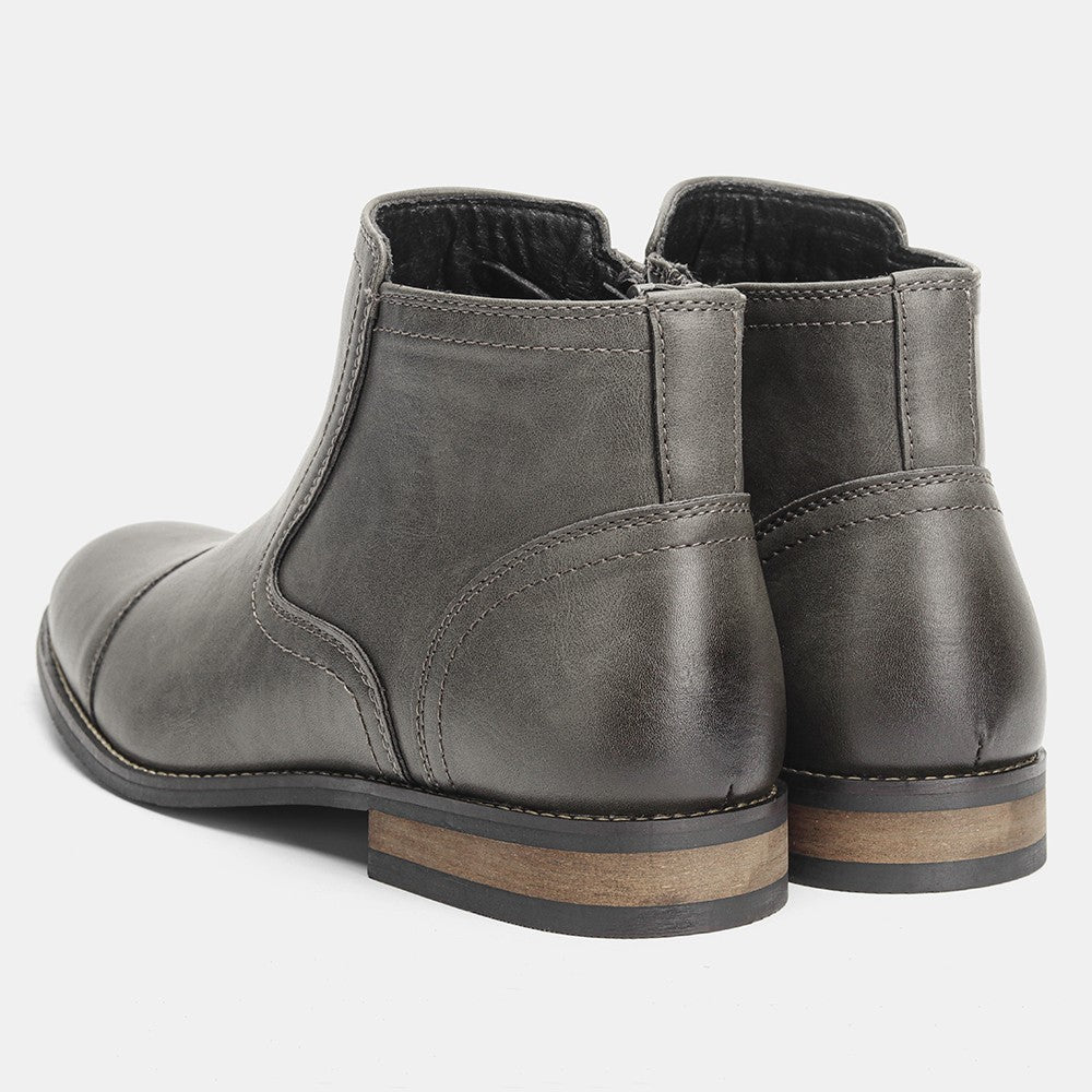 Botas Masculinas Confortáveis Moda 2025 Botas de Couro de Marca