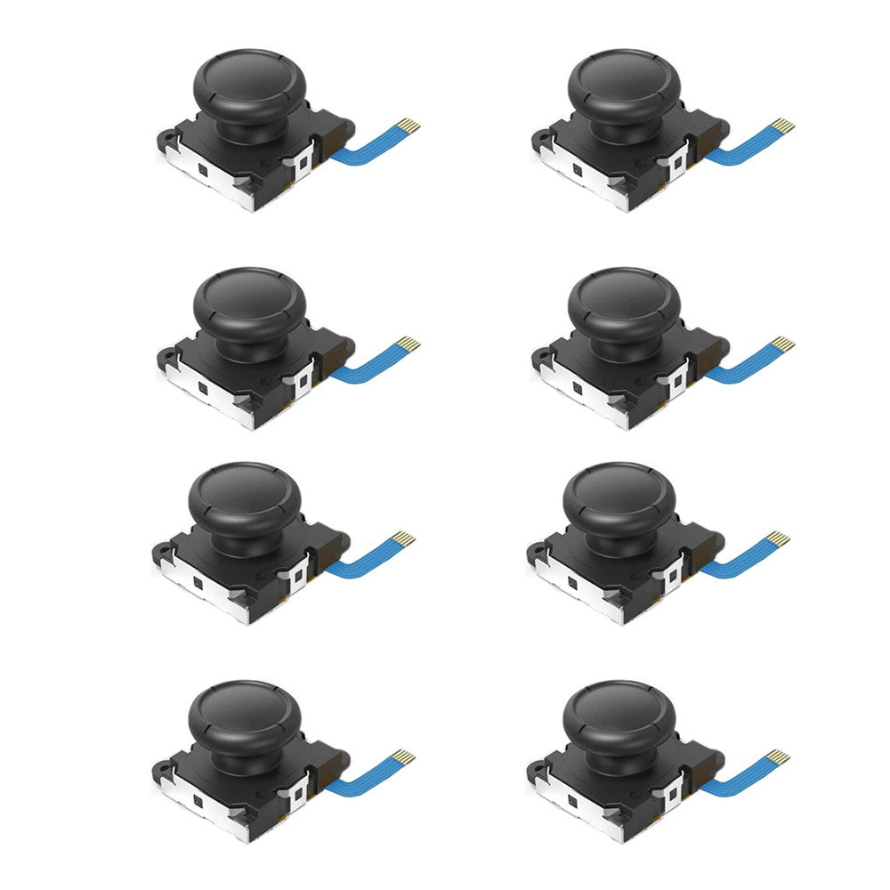 8pcs Replacement 3D Analog Joystick for Nintendo Switch/OLED/Lite JoyCon Thumb Stick Controller Repair Parts Accessory