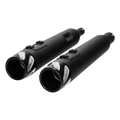 Motorcycle Slip On Mufflers Exhaust Pipes For Harley Street Glide Road King Electra Glide Ultra Limited FLTRX 2017-2022 2021 18