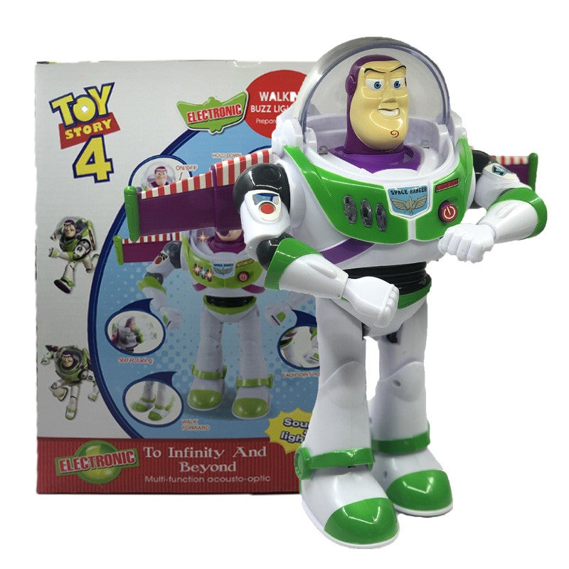 Boneco Articulado de 33cm do Buzz Lightyear de Toy Story 4 da Disney Pixar com Corpo de Pano, Fala e Edição Limitada para Coleção, Decoração e Presente