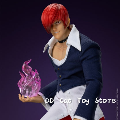 Em Estoque Tunshi Studio SNK 1/12 TS-XXZ-008 King Of Fighters 97 Iori Yagami Conjunto Completo Boneco Colecionável Escala Presente de Natal