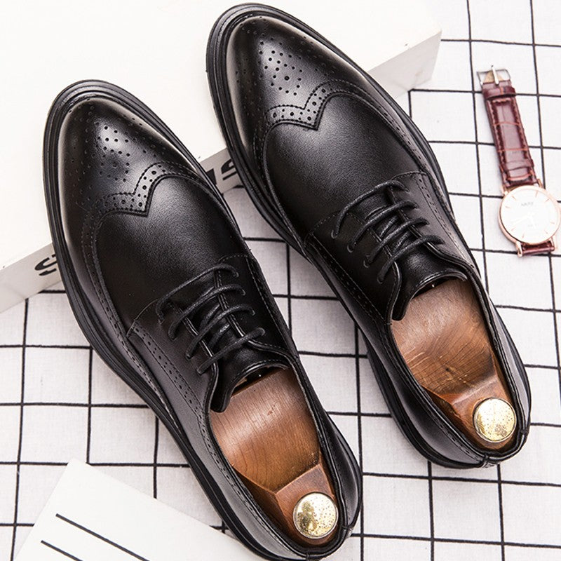 High Quality Men's Dress Shoes Classic Formal Oxford Leather Shoes Men Casual Brogues Business Shoes Man Loafers