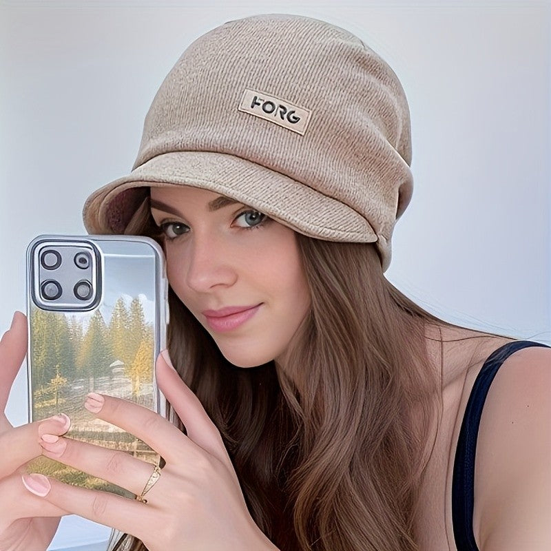 Autumn Winter Women Fisherman Hat New Fashion Outdoor Casual Peaked Cap Suitable for Giving Girlfriends Christmas Holiday Gifts