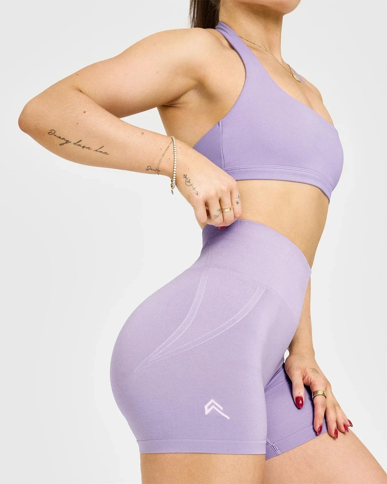 Oner Active Effortless Seamless Shorts Yoga Shorts Women Silicone Printed Sport Shorts Low Ribbed Band Scrunch Butt Shorts