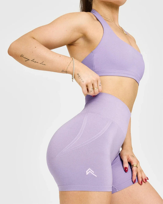 Oner Active Effortless Seamless Shorts Yoga Shorts Women Silicone Printed Sport Shorts Low Ribbed Band Scrunch Butt Shorts