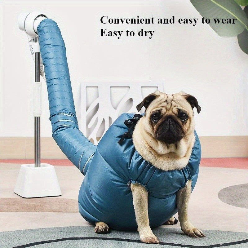 1 saco secador de cabelo portátil dobrável para animais de estimação - Secagem rápida e segura com tecnologia Blow Tech, tosa sem esforço para cães de todos os tamanhos