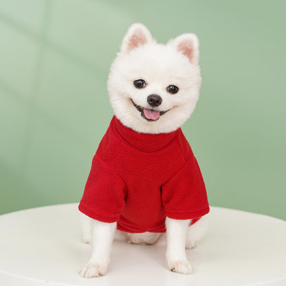 Roupas de Inverno Quentes para Cães Pequenos, Moletons de Cachorro da Moda, Blusão de Cor Sólida para Filhotes, Pulôver Macio para Gatos, Moletons para Chihuahuas e Pets