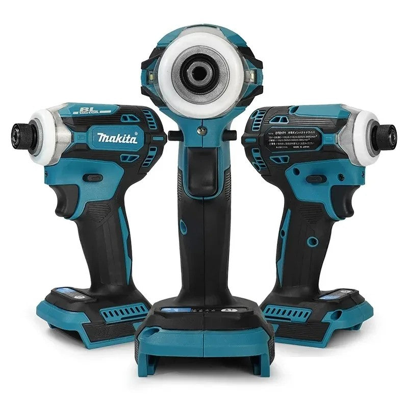 Parafusadeira de Impacto Makita DTD173 18V Sem Fio, Sem Escova, 180Nm, Furadeira Elétrica com Luz LED, Ferramenta Doméstica Multifuncional