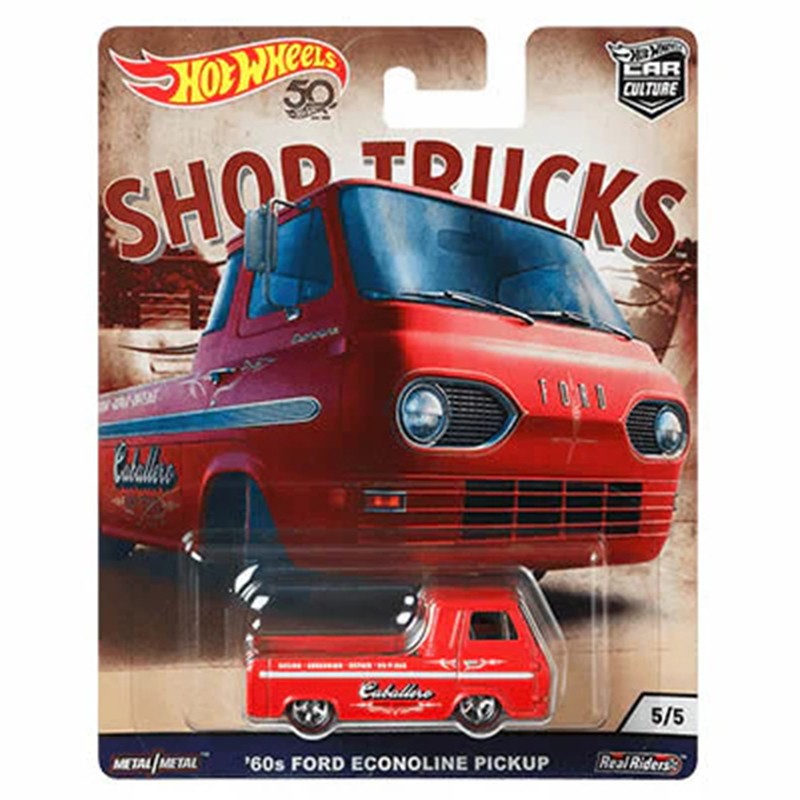2018 Hot Wheels Premium Car Culture Shop Trucks Full Sets Chevy Volkswagen Pickup Subaru Ford 1/64 Die-Cast Model Vehicle Cars