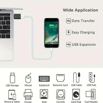 3/5pcs NEW USB 3.0 OTG Adapter, Type-c to USB 3.0 OTG Adapter for Android Phone USB Disk Car U Disk Reader