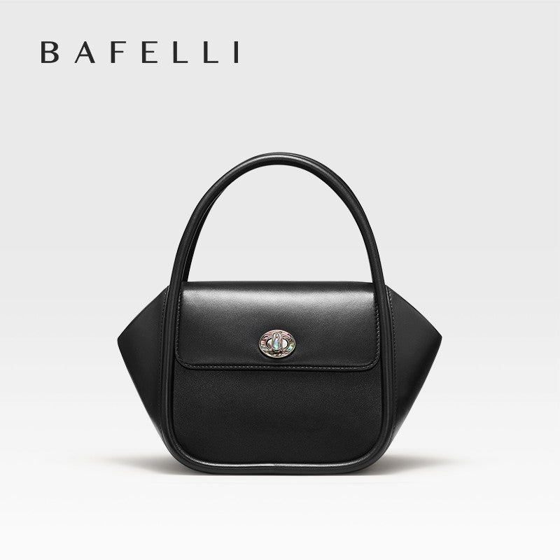 BAFELLI NEW 2025 WOMEN'S HANDBAG WINTER WOOL FASHION BENTO EVENING LEATHER ORIGINAL STYLE LUXURY BRAND PURSE SHOULDER CASUAL