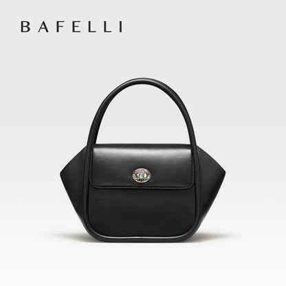 BAFELLI NEW 2025 WOMEN'S HANDBAG WINTER WOOL FASHION BENTO EVENING LEATHER ORIGINAL STYLE LUXURY BRAND PURSE SHOULDER CASUAL