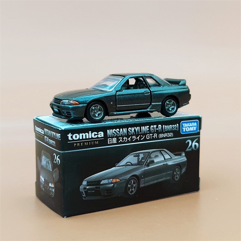 TOMY Mitsubishis JDM Lancer Evo X Carros de liga leve e veículos de brinquedo Modelo de carro em miniatura em escala para crianças