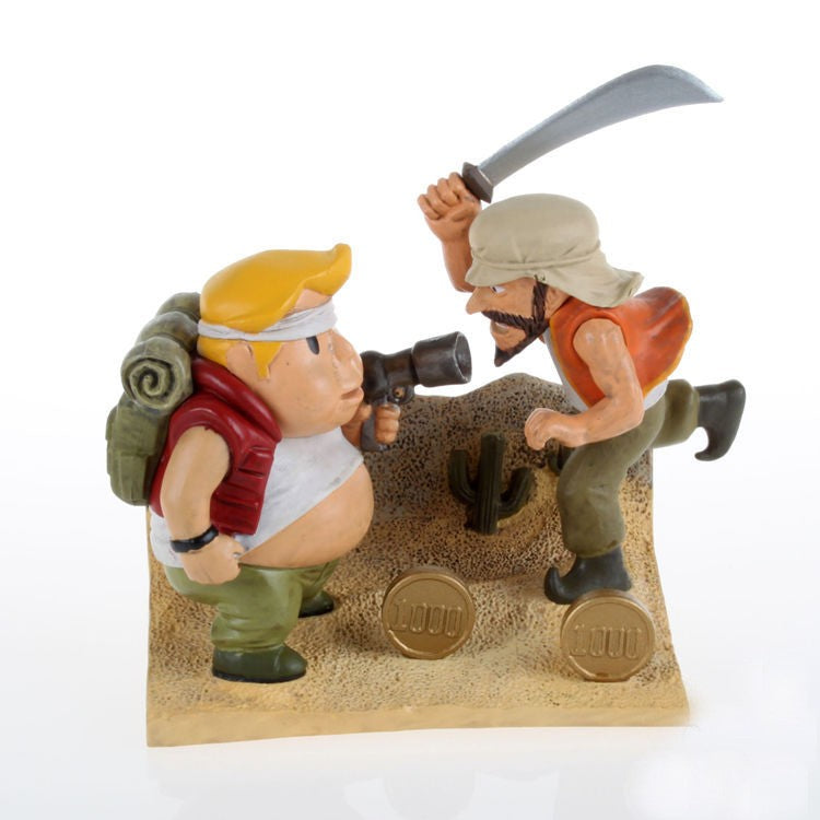 Clássico Jogo de Fliperama Japonês Metal Slug Hostage Wendigo Criativo Modelo de Múmia Gorda Boneco Brinquedos Sem Caixa de Varejo