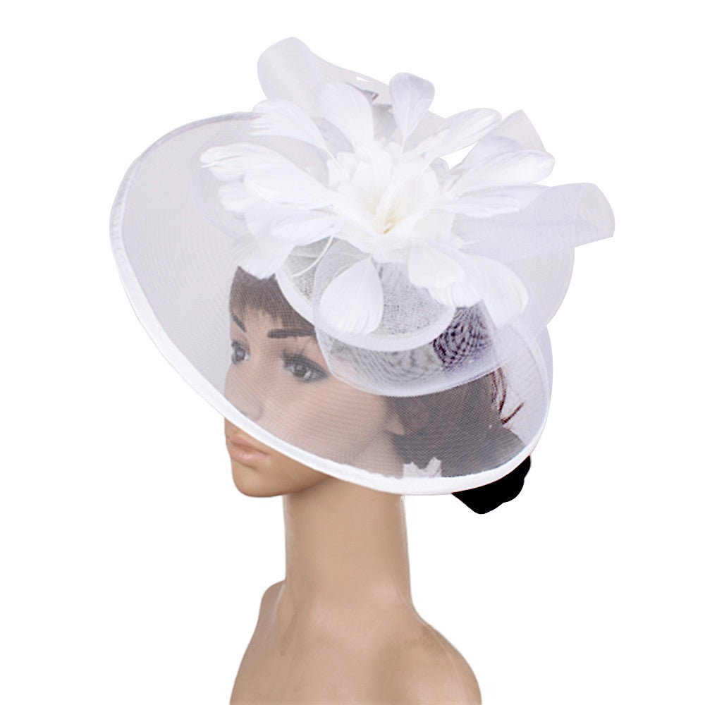 Purple Fascinators Hat For Women Weddings Amazing Headwear With Bow For Party Kenducky Royal Asscot Pillbox Cap Hair Clip Bride