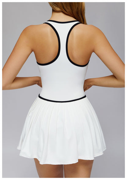 Yoga Jumpsuit Women Set Sexy Anti Glare One-Piece Jumpsuit Dance Ballet Sports Dress Gym Push Up Rompers Running Tennis Sports