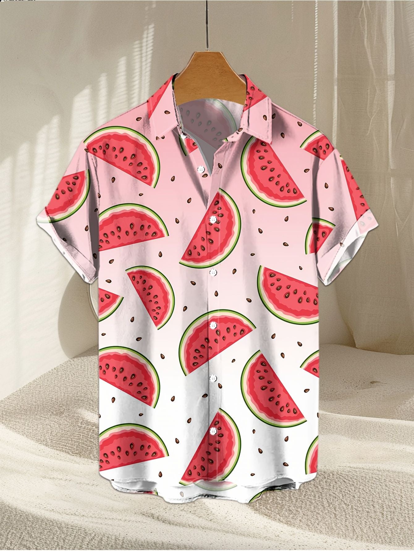 Fruit 3D Printed Fashion Men's Shirt Lemon Banana 3D Printed Summer Short Sleeve Hawaiian Shirt Beach Holiday Cool Casual Tops