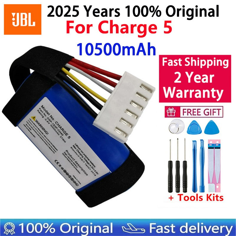 Bateria 100% Original para JBL Charge3 Charge4 Charge5 2025 para Substituição de Bateria de Alto-falante JBL Charge 3 Charge 4 Charge 5