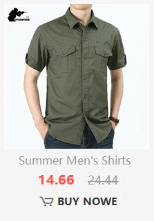 New Men's Casual Shirts Short Sleeve Pure Cotton Shirt Male Solid Oversized Military Cargo Shirts Men Clothing Shirt 5XL A2F168
