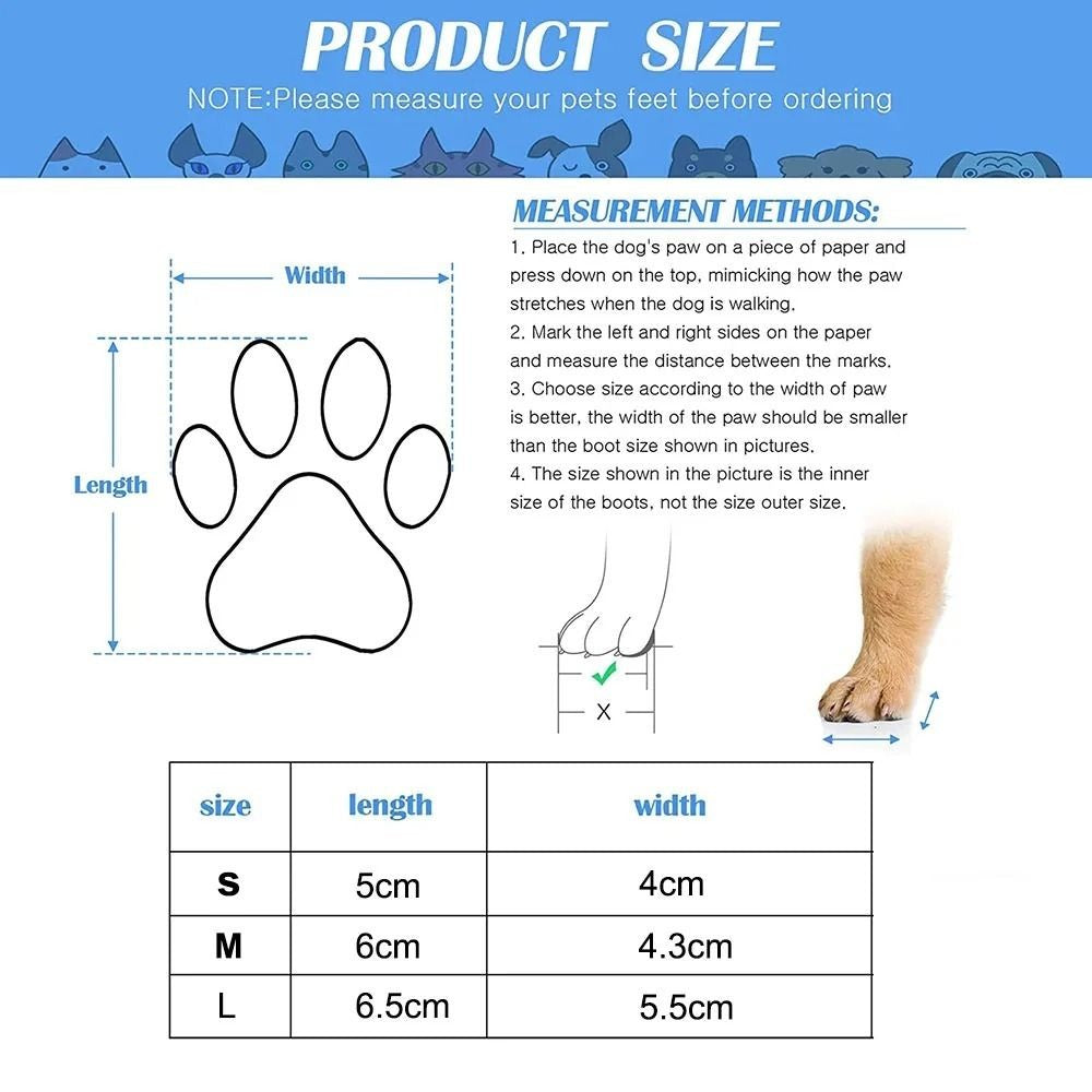 Sapatos Meias Para Cães E Gatos Pet Outono Inverno Impermeáveis Meias De Borracha Antiderrapantes Para Cães Botas De Chuva De Neve Para Cães Meias De Malha Quentes Para Cães